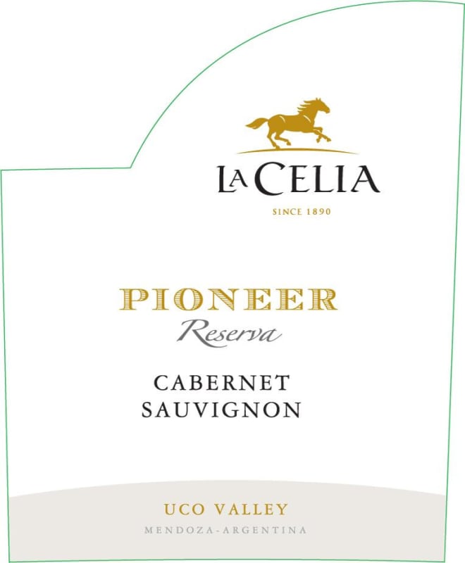La Celia Pioneer Reserva Cabernet Sauvignon 2012 Front Label