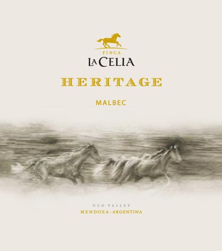 La Celia Heritage Malbec 2008 Front Label