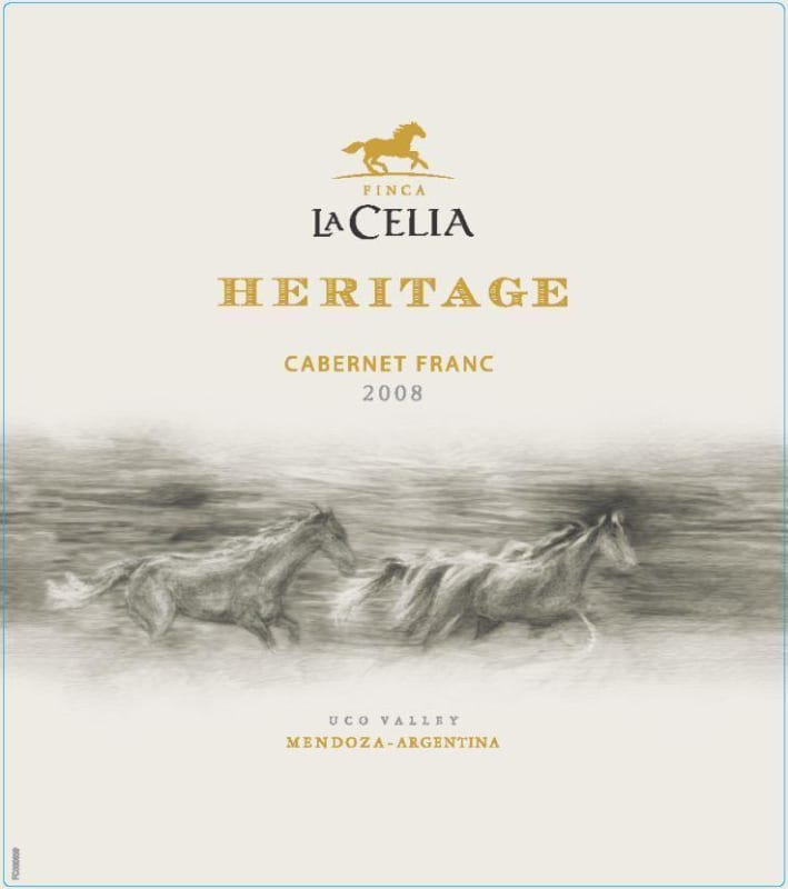 La Celia Heritage Cabernet Franc 2008 Front Label