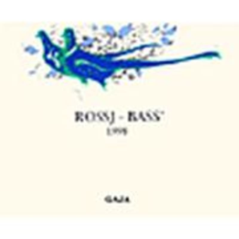 Gaja Rossj-Bass Bianco 1998 Front Label
