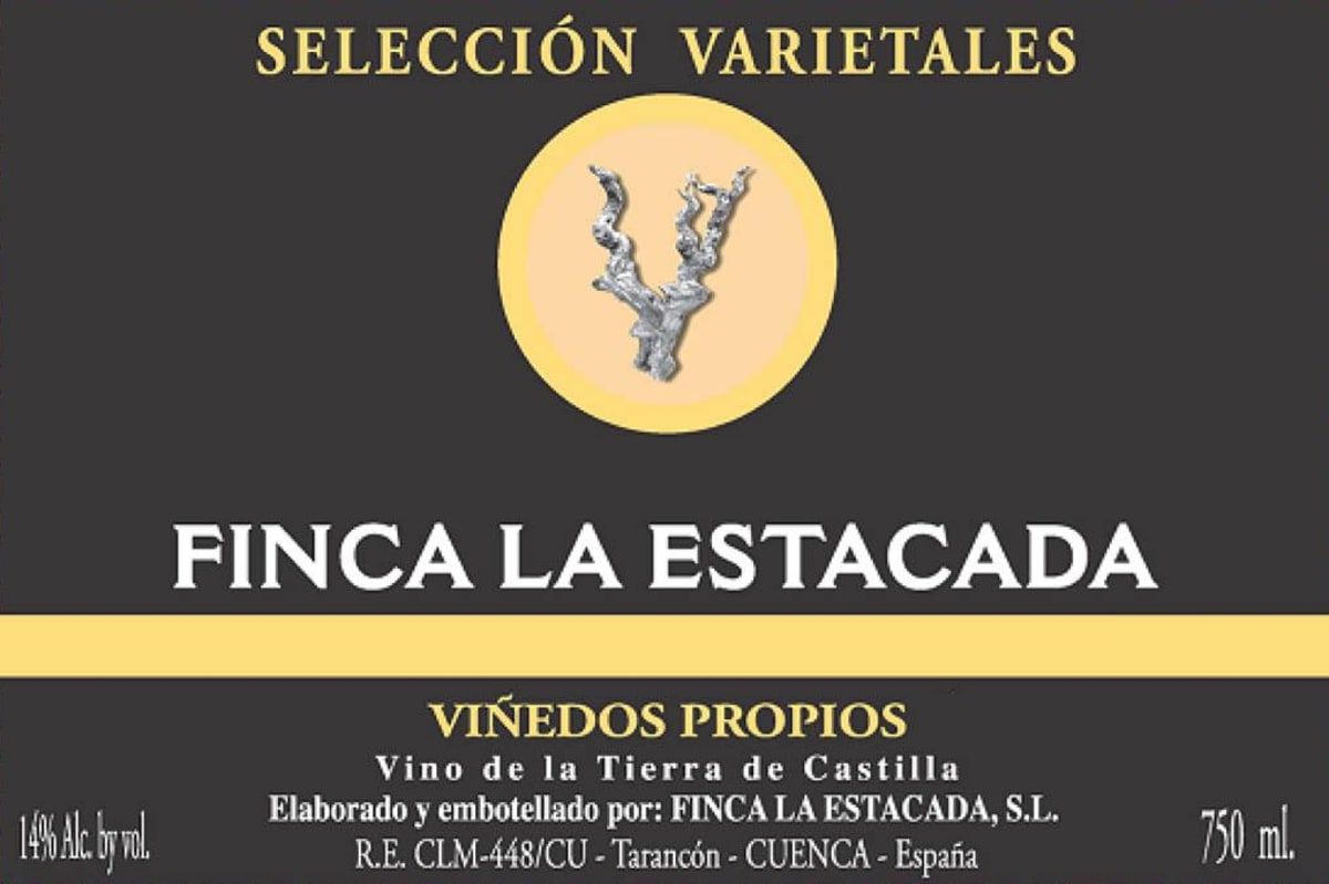 Finca La Estacada Seleccion Varietales Vino de la Tierra 2012 Front Label