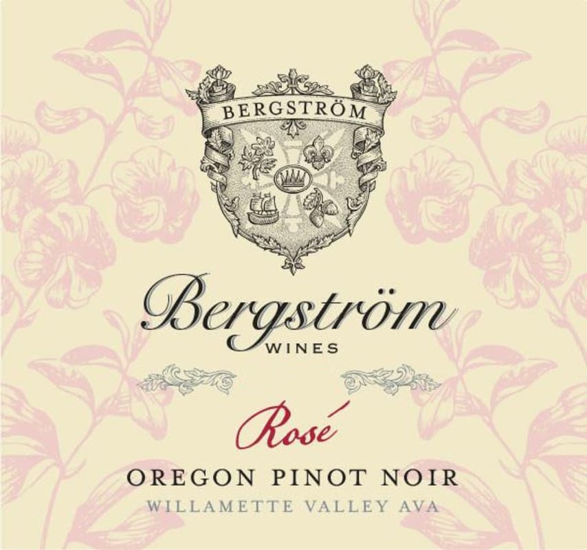 Bergstrom Rose 2014 Front Label