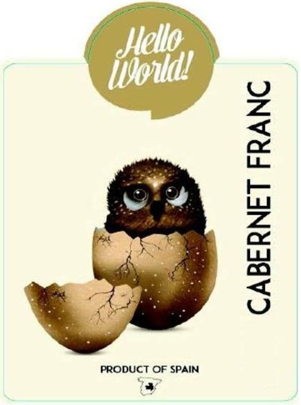 Finca La Estacada Hello World Cabernet Franc 2015 Front Label