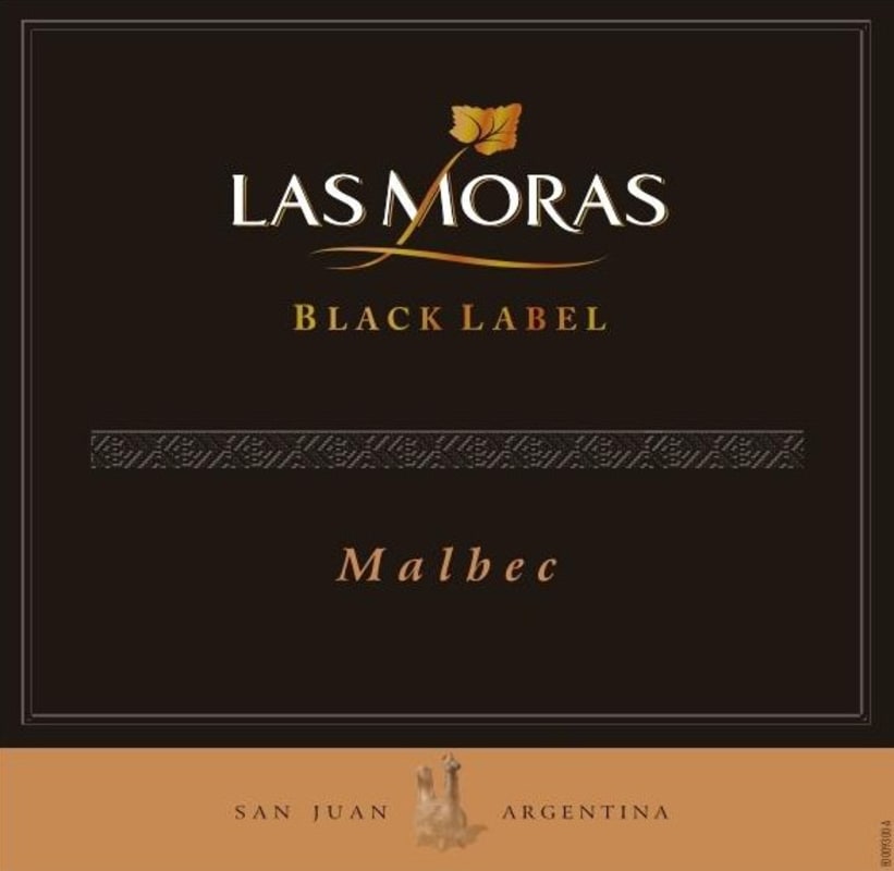 Finca Las Moras Black Label Malbec 2009 Front Label
