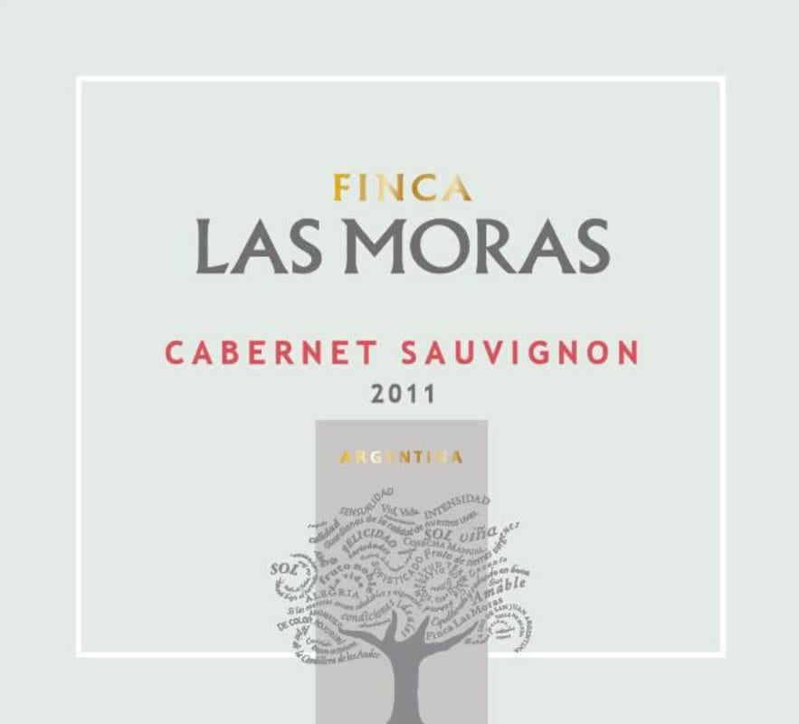 Finca Las Moras Cabernet Sauvignon 2011 Front Label