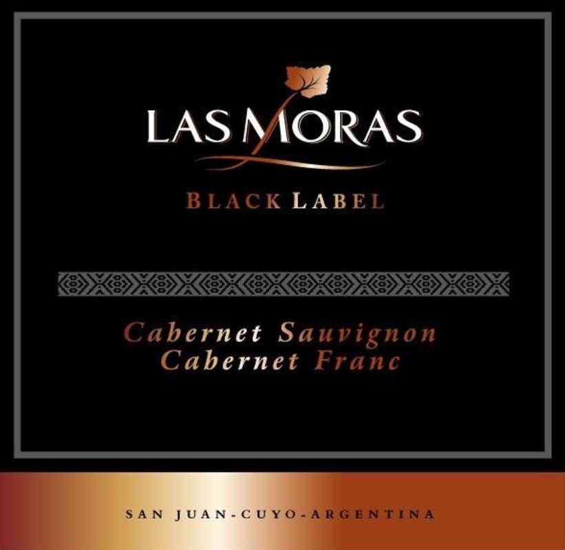 Finca Las Moras Black Label Cabernet Sauvignon Cabernet Franc 2013 Front Label