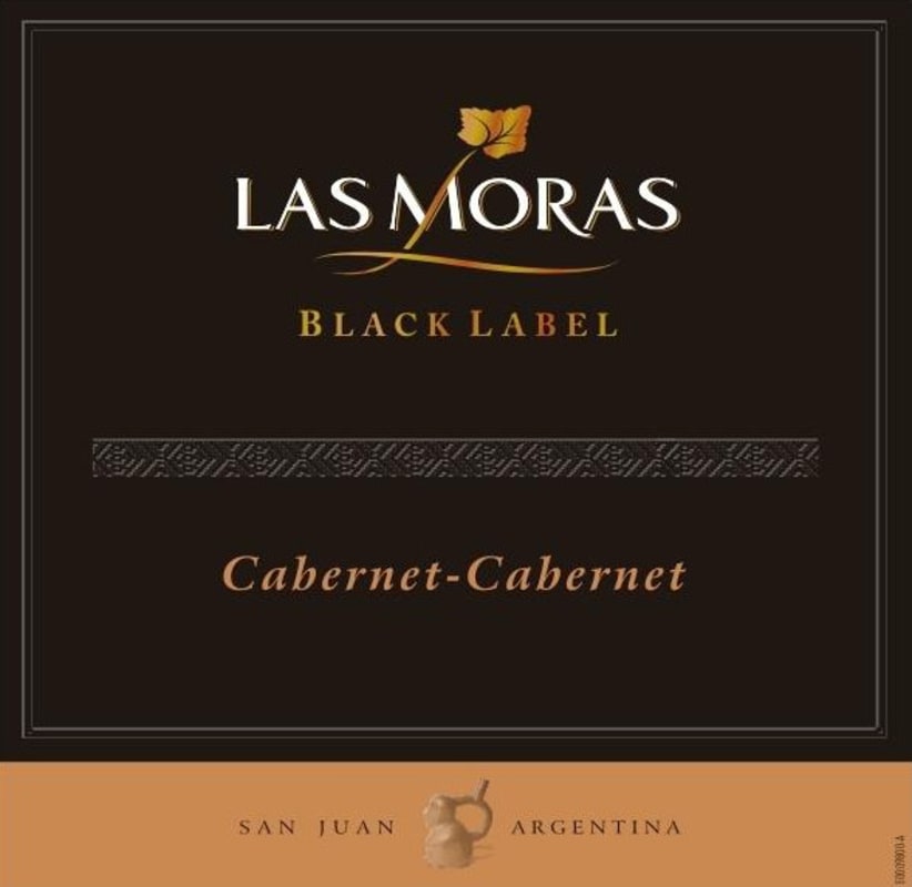 Finca Las Moras Black Label Cabernet Sauvignon Cabernet Franc 2009 Front Label