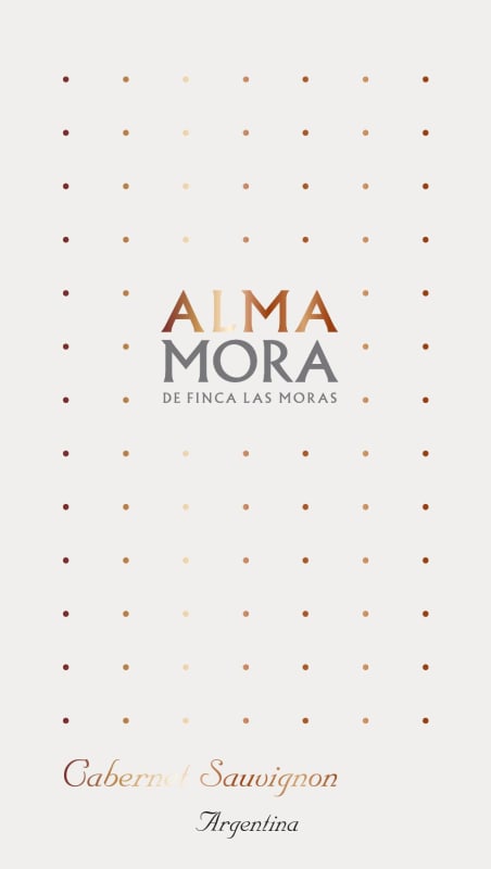 Finca Las Moras Alma Mora Cabernet Sauvignon 2013 Front Label