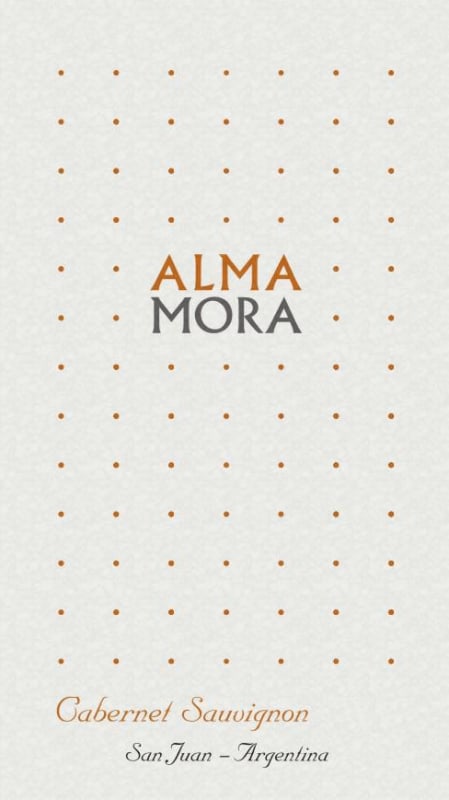 Finca Las Moras Alma Mora Cabernet Sauvignon 2009 Front Label
