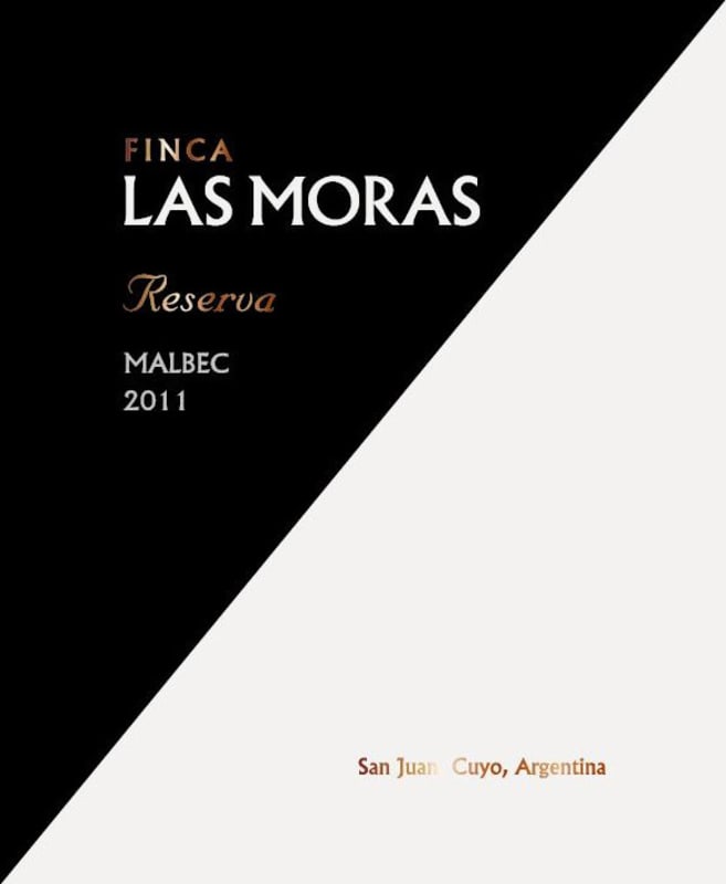 Finca Las Moras Reserve Malbec 2011 Front Label