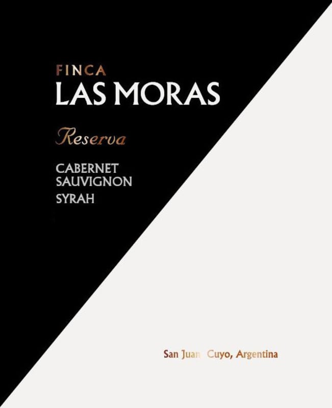 Finca Las Moras Reserve Cabernet Sauvignon Shiraz 2015 Front Label