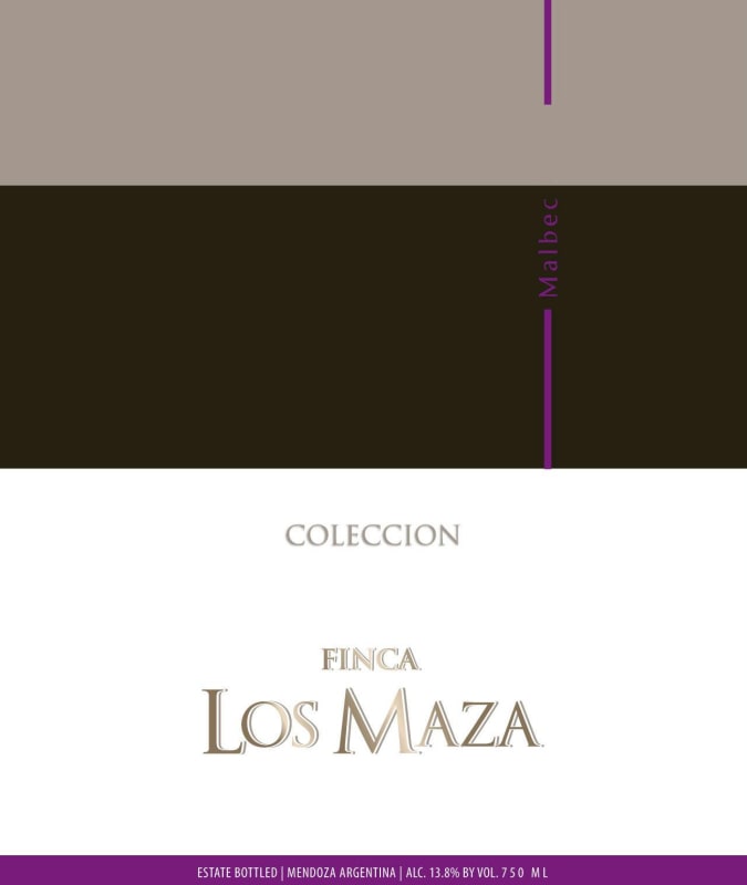 Finca Los Maza Coleccion Malbec 2013 Front Label