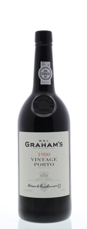Graham's Vintage Port 1980 Front Bottle Shot