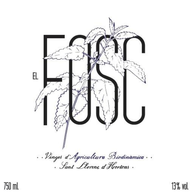 Finca Parera Fosc 2015 Front Label