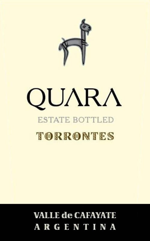 Finca Quara Torrontes 2012 Front Label