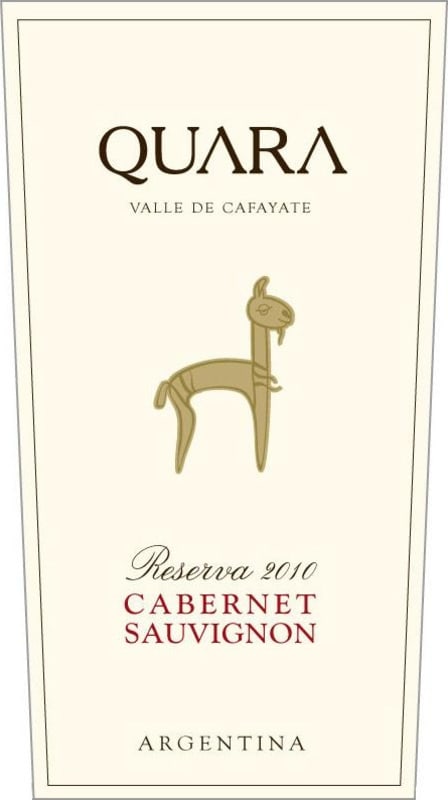 Finca Quara Reserva Cabernet Sauvignon 2010 Front Label