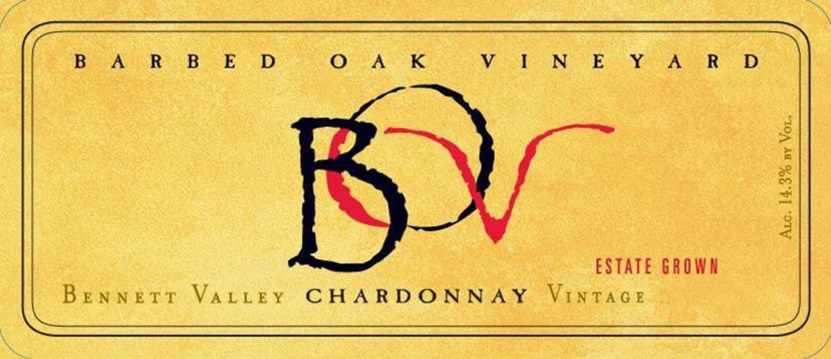 Barbed Oak Vineyard Estate Grown Chardonnay 2011 Front Label