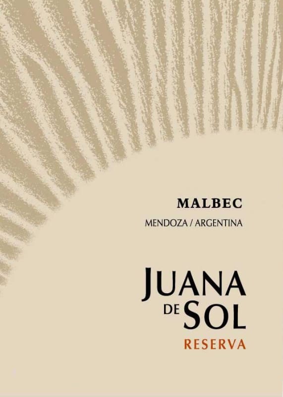 Fincas de la Juanita Juana de Sol Reserva Malbec 2012 Front Label