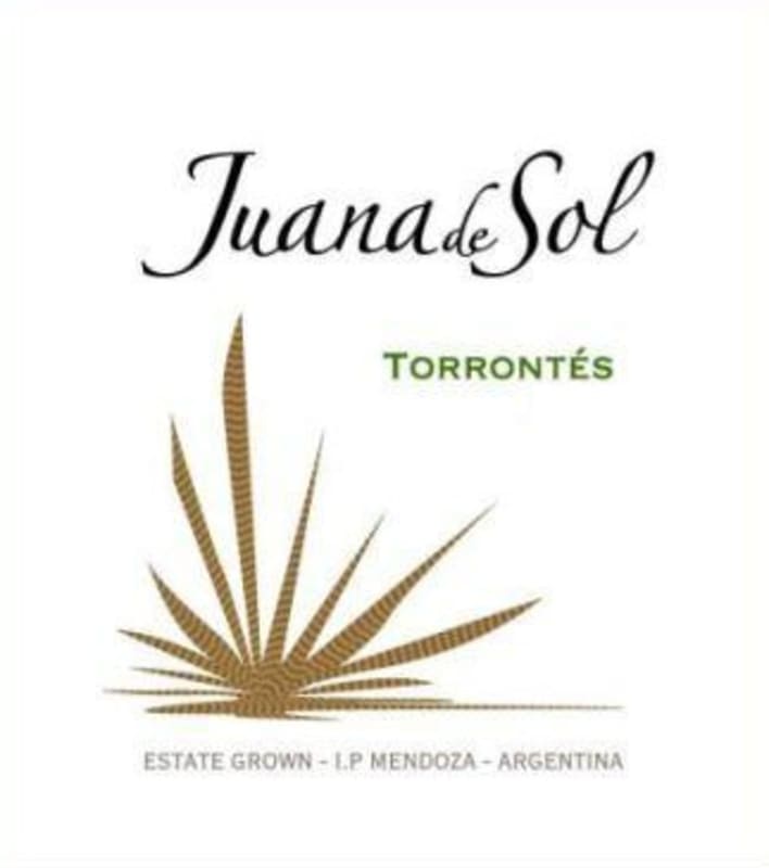 Fincas de la Juanita Juana de Sol Estate Grown Torrontes 2013 Front Label