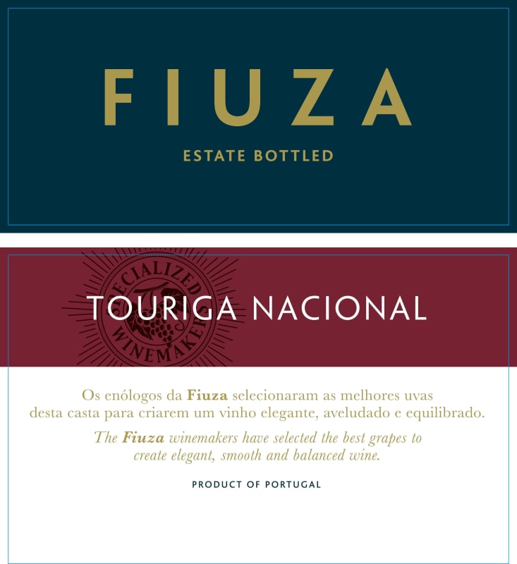 Fiuza & Bright Touriga Nacional 2014 Front Label
