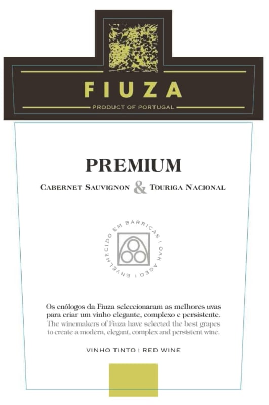Fiuza & Bright Premium Tinto 2012 Front Label