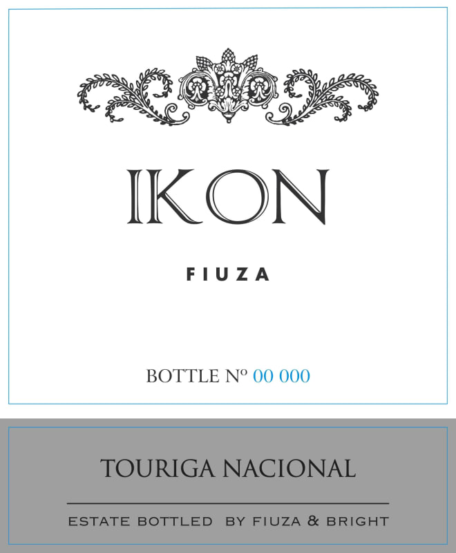 Fiuza & Bright Ikon Touriga Nacional 2012 Front Label