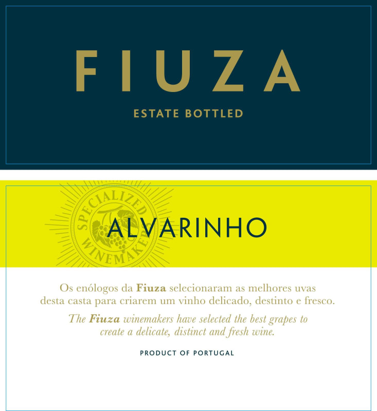 Fiuza & Bright Alvarinho 2015 Front Label