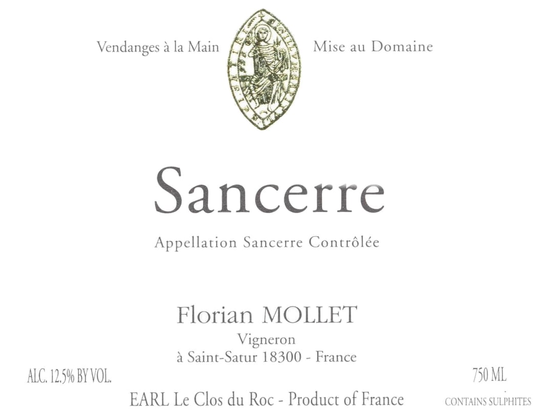 Florian Mollet Sancerre 2008 Front Label