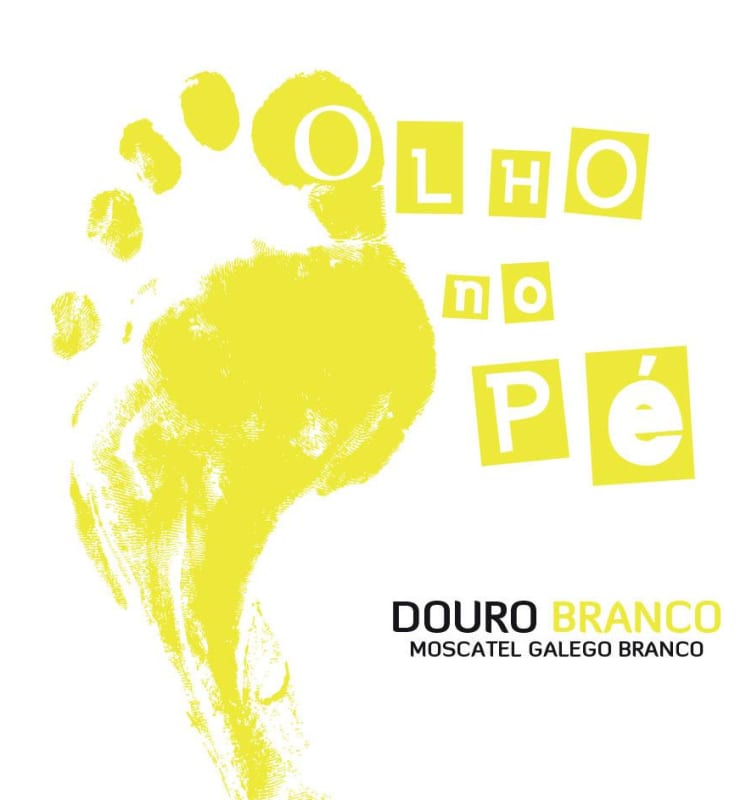 Folias de Baco Olho No Pe Moscatel Galego 2014 Front Label