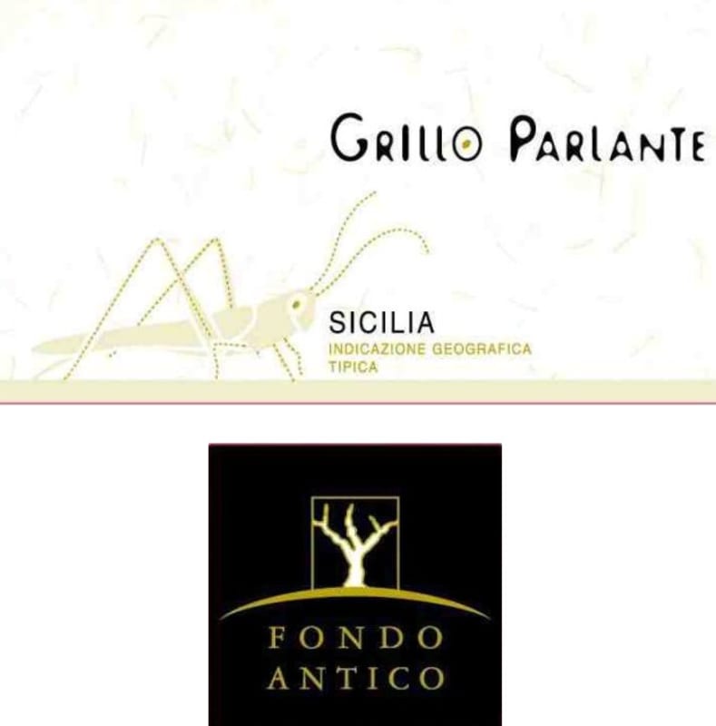 Fondo Antico Sicilia Parlante Grillo 2013 Front Label