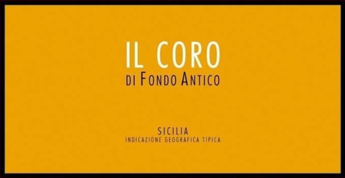 Fondo Antico Il Coro di Fondo Antico 2014 Front Label