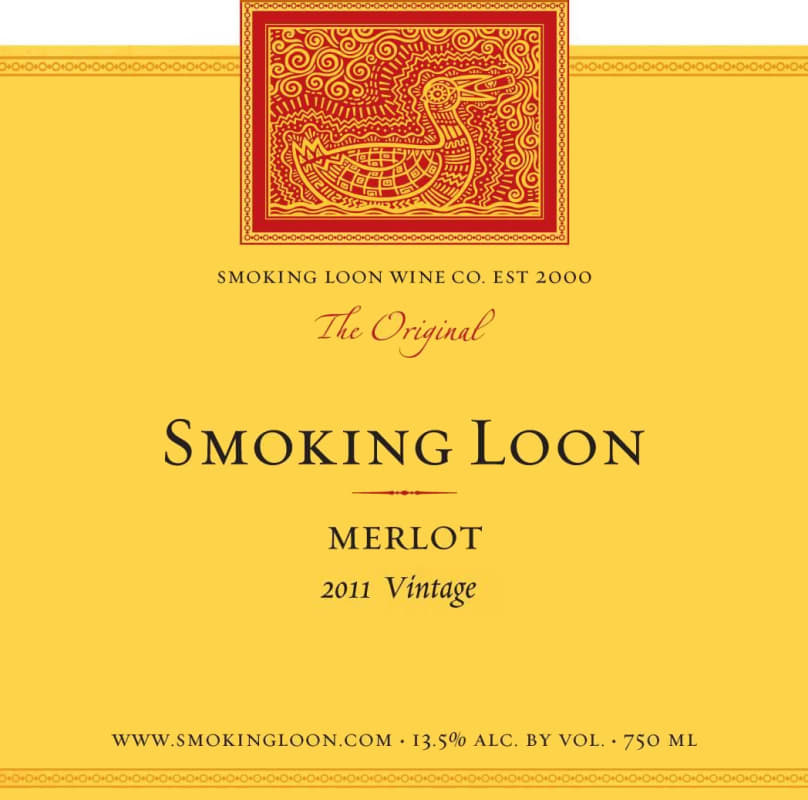 Smoking Loon Merlot 2011 Front Label