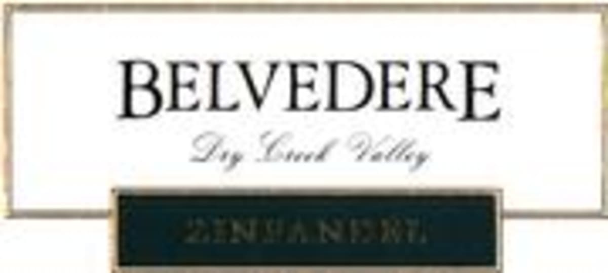Belvedere Dry Creek Valley Zinfandel 1998 Front Label