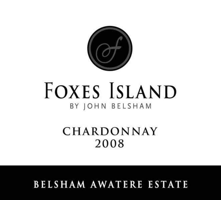 Foxes Island Wines Chardonnay 2008 Front Label