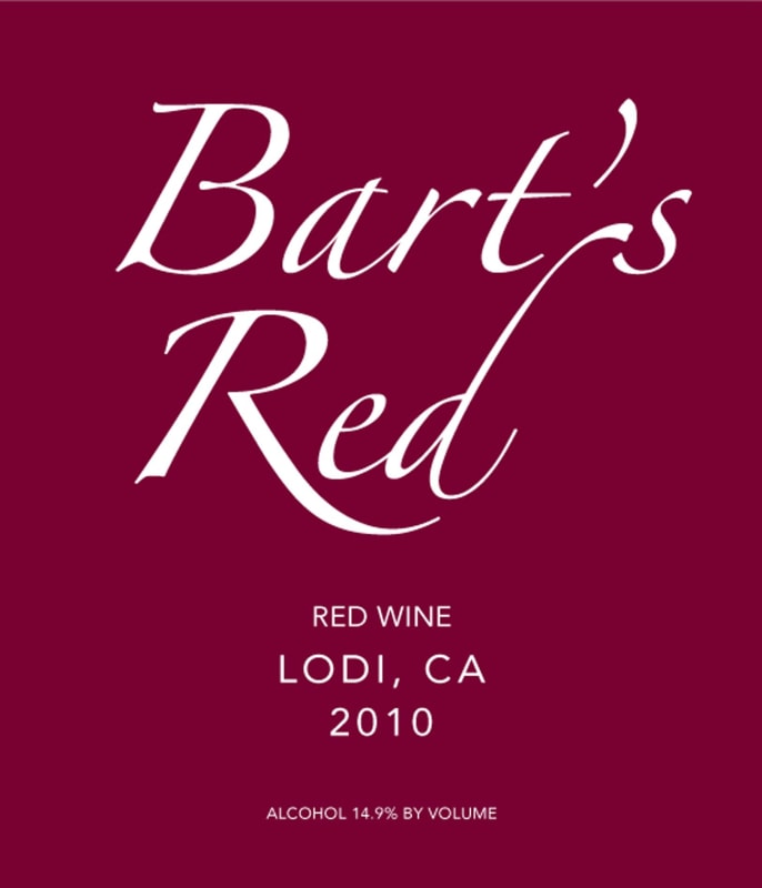 Barterra Winery Bart Red 2010 Front Label