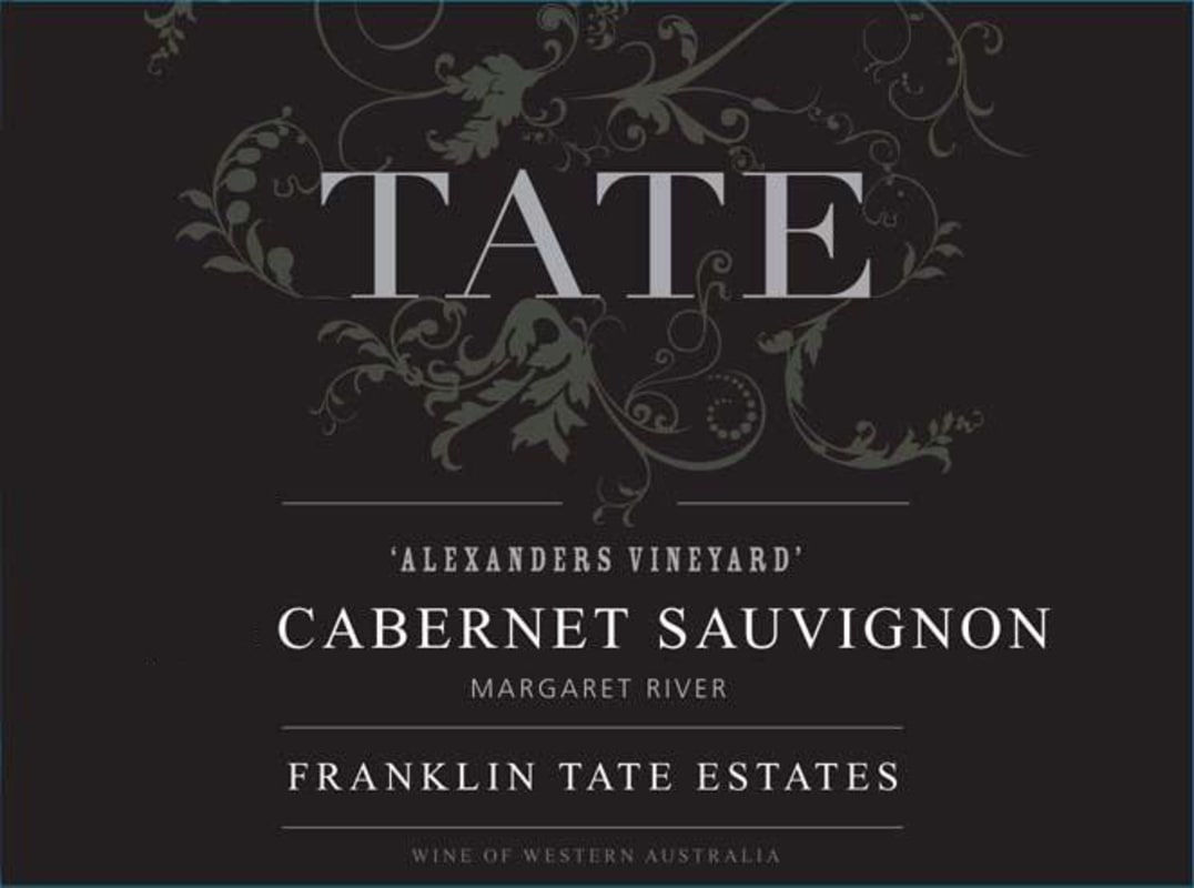 Franklin Tate Estates Tate Alexanders Vineyard Cabernet Sauvignon 2012 Front Label