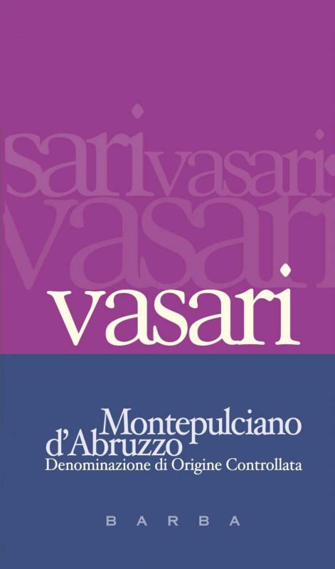 Barba Montepulciano d'Abruzzo Vasari 2011 Front Label