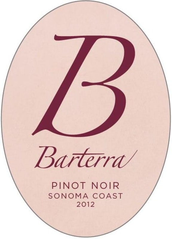 Barterra Winery Pinot Noir 2012 Front Label