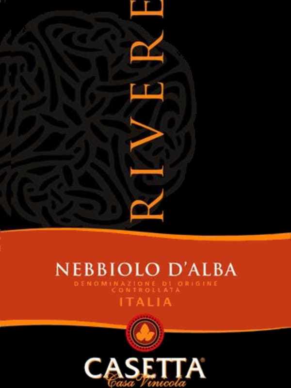 Casetta Nebbiolo d'Alba Rivere 2009 Front Label