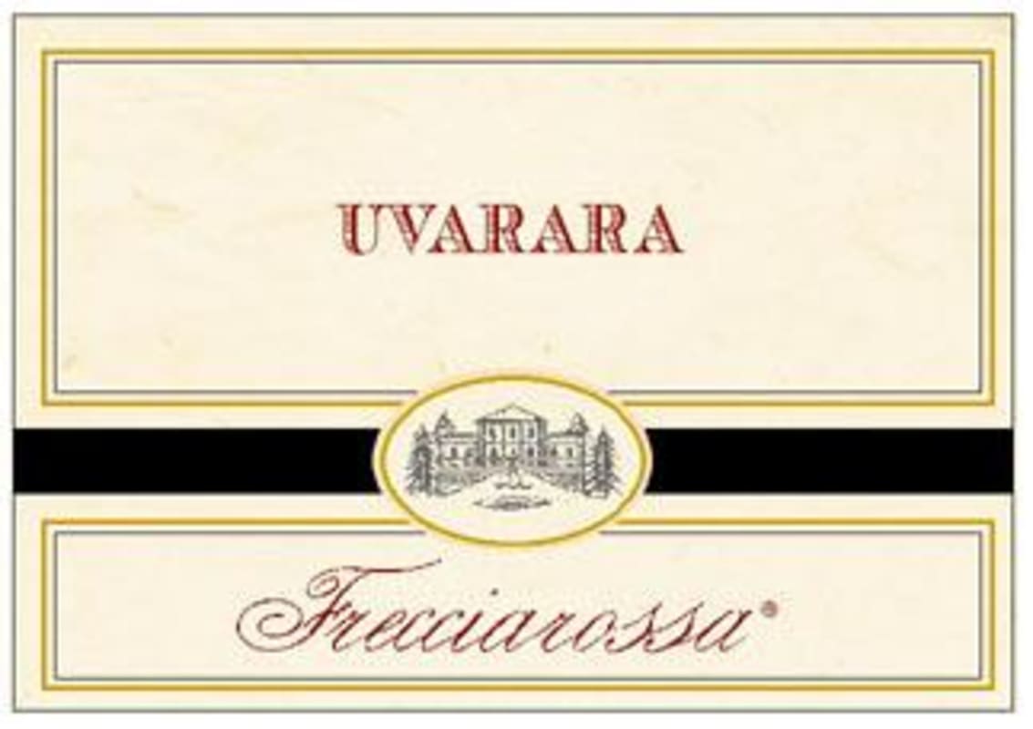 Frecciarossa Provincia di Pavia Uvarara 2008 Front Label