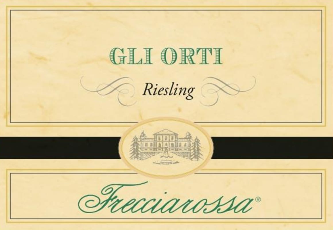 Frecciarossa Oltrepo Pavese Gli Orti Riesling 2012 Front Label