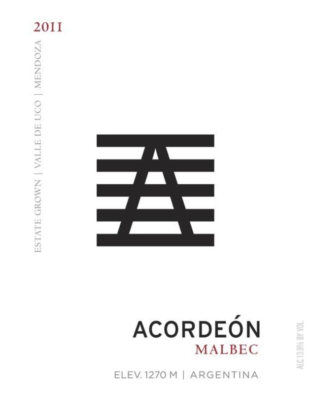 Finca Adelma Malbec 2011 Front Label