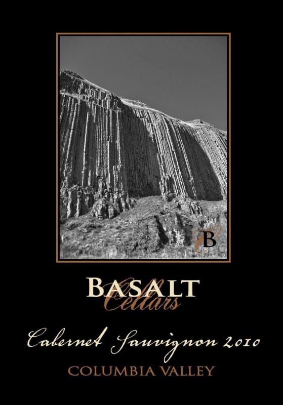 Basalt Cellars Cabernet Sauvignon 2010 Front Label