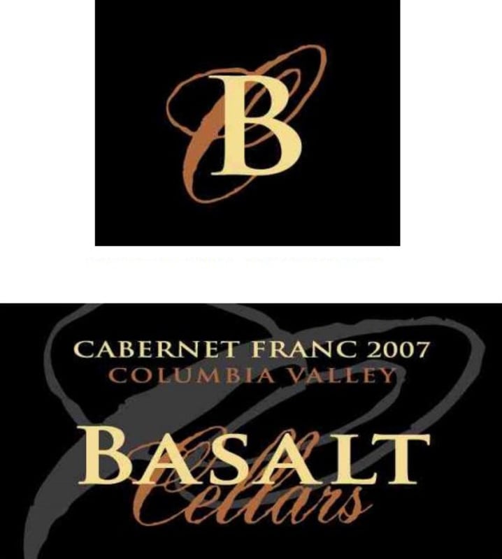 Basalt Cellars Cabernet Franc 2007 Front Label