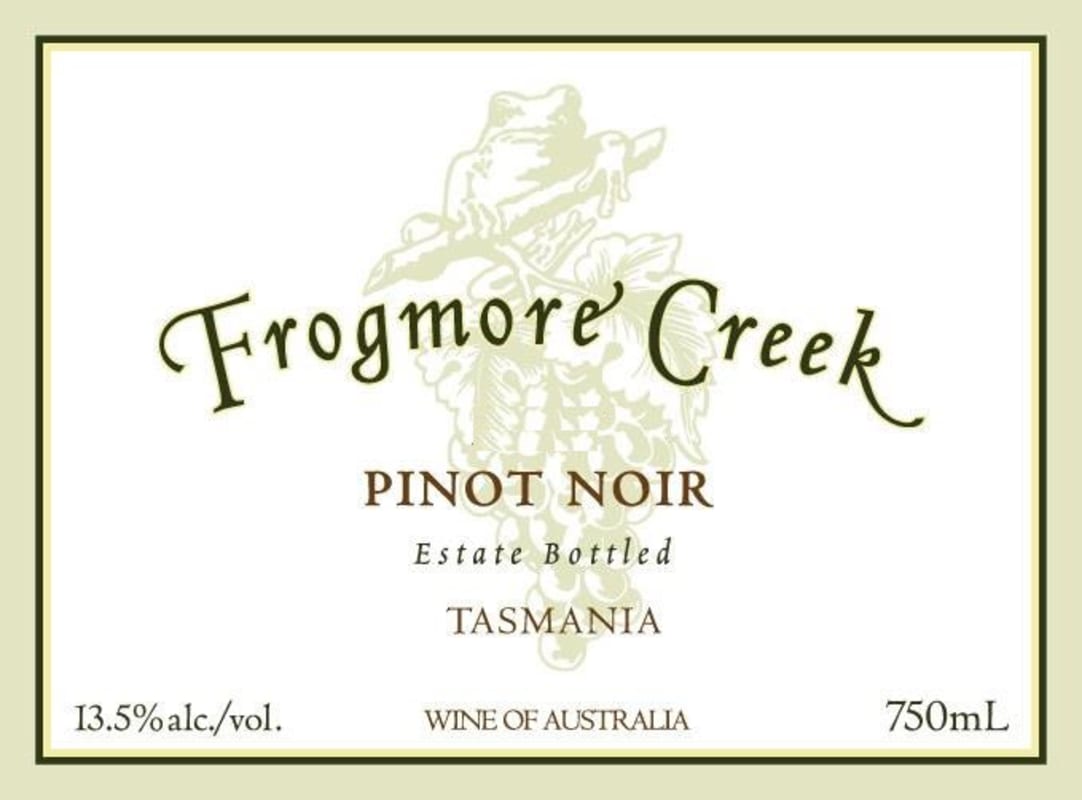 Frogmore Creek Wines Pinot Noir 2013 Front Label