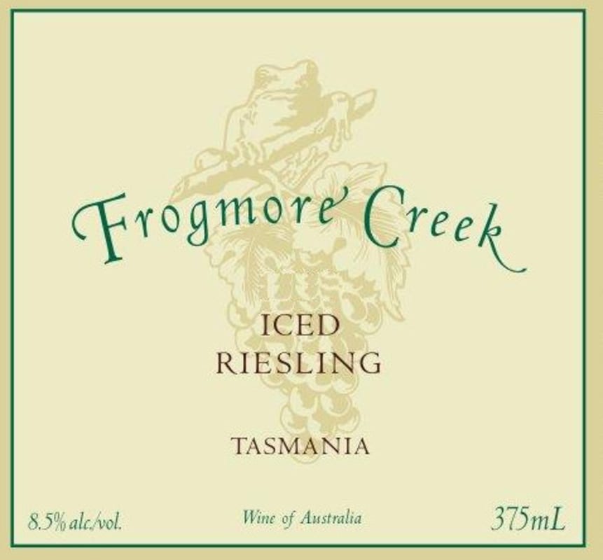 Frogmore Creek Wines Southern Tasmania Iced Riesling 2015 Front Label
