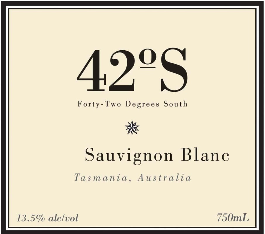 Frogmore Creek Wines 42 S Degrees South Sauvignon Blanc 2014 Front Label