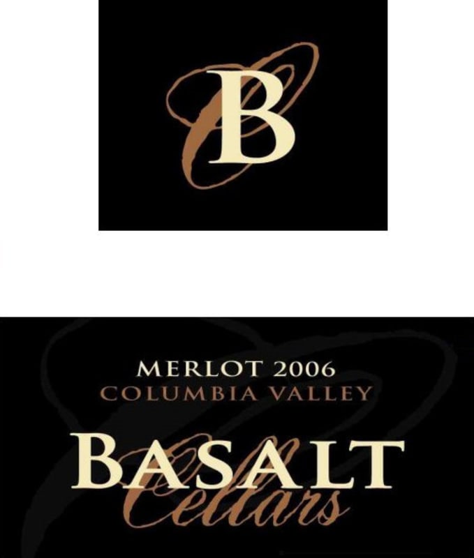 Basalt Cellars Merlot 2006 Front Label