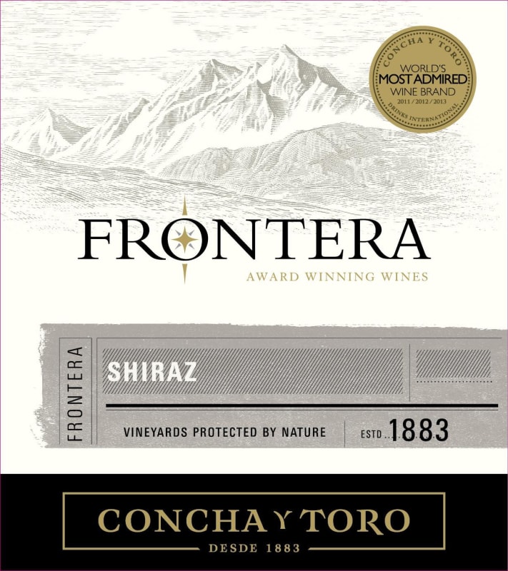 Frontera Shiraz 2014 Front Label