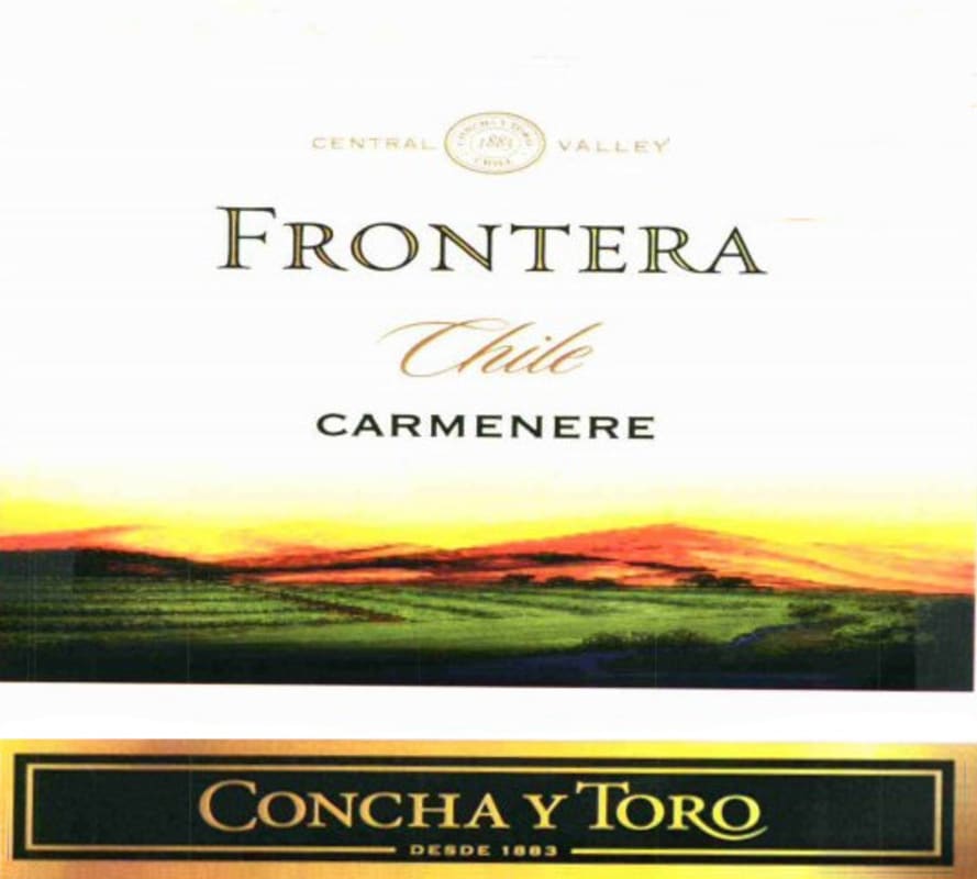 Frontera Concha y Toro Carmenere 2009 Front Label
